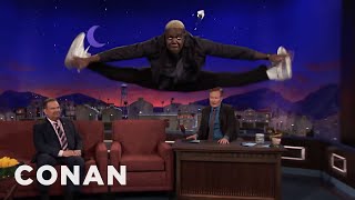 Sam Richardson's Jumping Toe Touch | CONAN on TBS