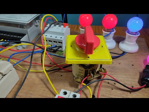 3 Phase Rotary Switch या Phase Selector Ka Connection Kaise Kre || Sinha