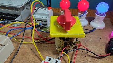 3 Phase Rotary Switch या Phase Selector Ka Connection Kaise Kre || Sinha Electricals