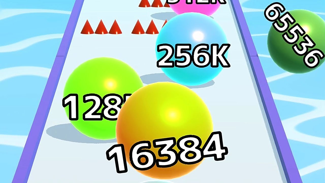 Ball Run Infinity Number Up To (128M, 256M, 512M, 1024M) ! All Levels ...
