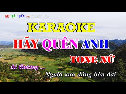 Hãy Quên Anh - Karaoke nhạc sống TONE NỮ | Karaoke Chất lượng cao - 4K Ultra HD