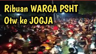Viral❗Ribuan PSHT Jogja MENGHITAM