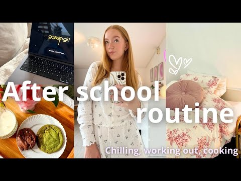 AFTER SCHOOL ROUTINE! relaxing, cooking, getting unready