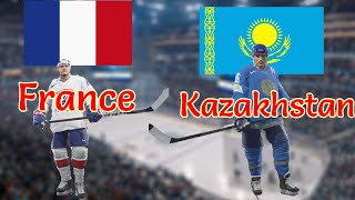 France - Kazakhstan [NHL 22] Ice Hockey World Championship 2022