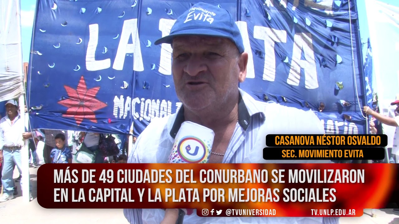 universidad nacional de la plata brasileiros NEV - MOVILIZACIÓN POR MEJORAS BARRIALES