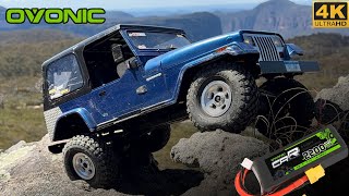 Realistic RC: Summit Offroad Adventure 1:10 Scale Jeep YJ FMS Mashigan Ovonic 2200 mAh 2s lipo