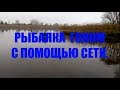 ОСЕННЯЯ РЫБАЛКА СЕТЬЮ/Как загнать рыбу в сеть/ВСЕГДА С РЫБОЙ.