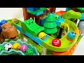 Satisfying Building Block coaster ☆ Marble Run ASMR Dinosaurs, whale and elephant course