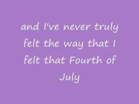 Mariah Carey Fourth Of July Lyrics On Screen