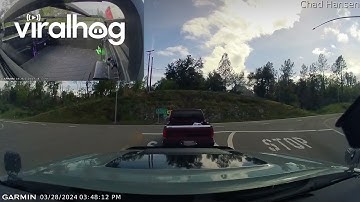 SUV Crashes Into Pickup Truck || ViralHog