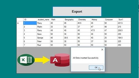Visual Basic .net programmer: import data from Excel to Microsoft access in VB.net