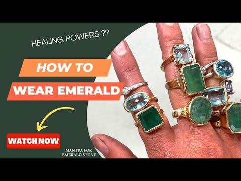 Video: Care deget pentru piatra de smarald?