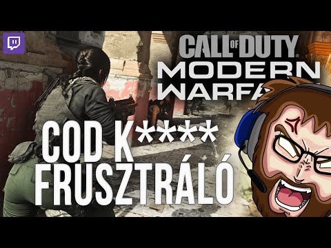 Cod: MW Kar98k twitch vod gameplay Frusztráló egy játék
