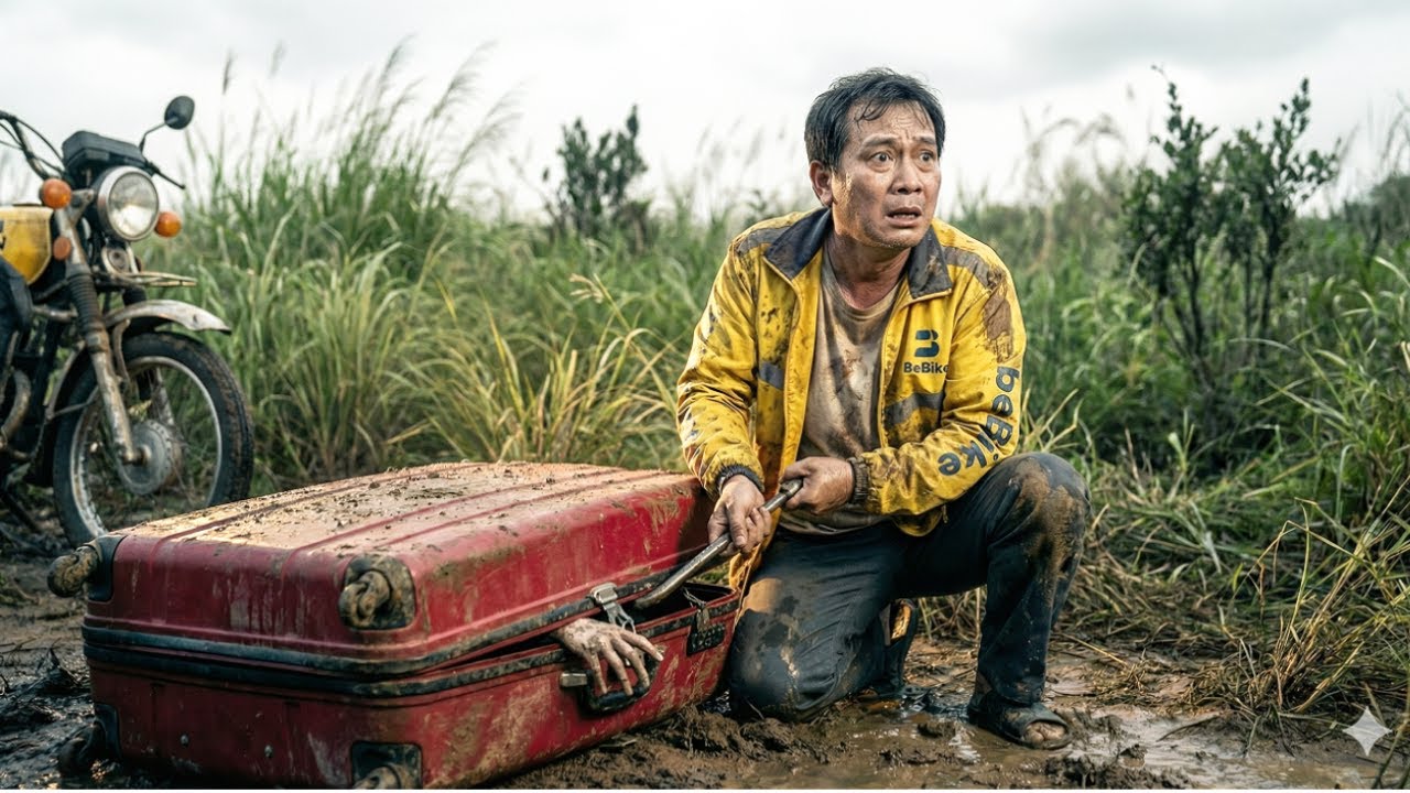 Phá Khóa Chiếc Vali Chôn Dưới Đất, Anh Xe Ôm 