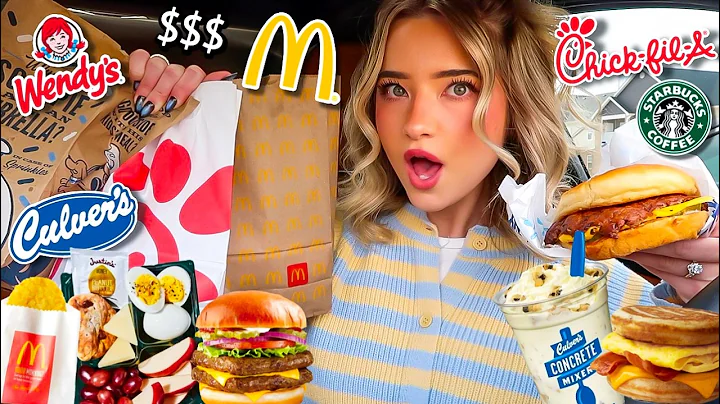 Letting The Person IN FRONT OF ME Decide WHAT I EAT For 24 HOURS!!