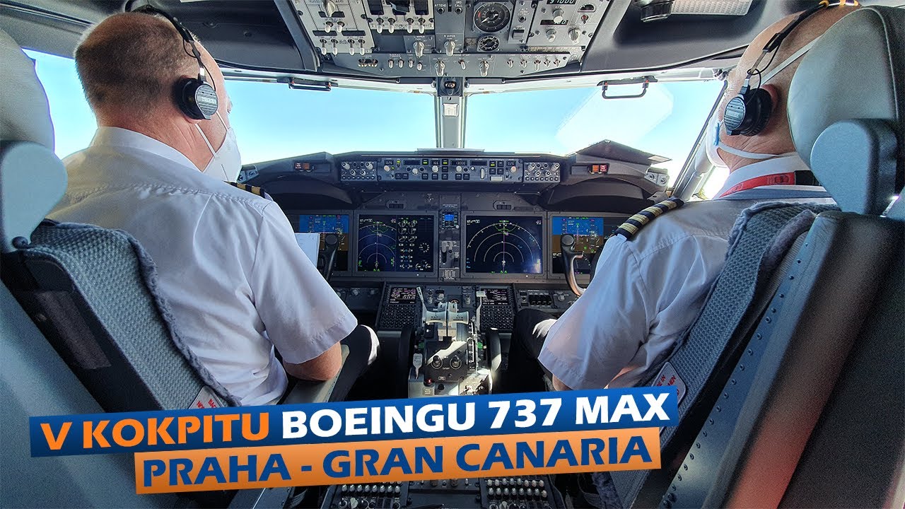 Očima pilotů: Z Prahy na Gran Canaria v kokpitu B737 MAX