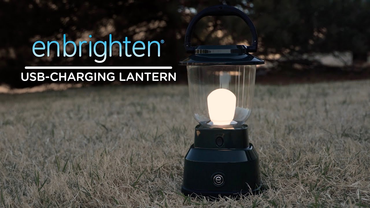 ENBRIGHTEN LEDランタン 800lm USB チャージポート付 Amazon.com: ENBRIGHTEN LED Camping Lantern, USB Charging