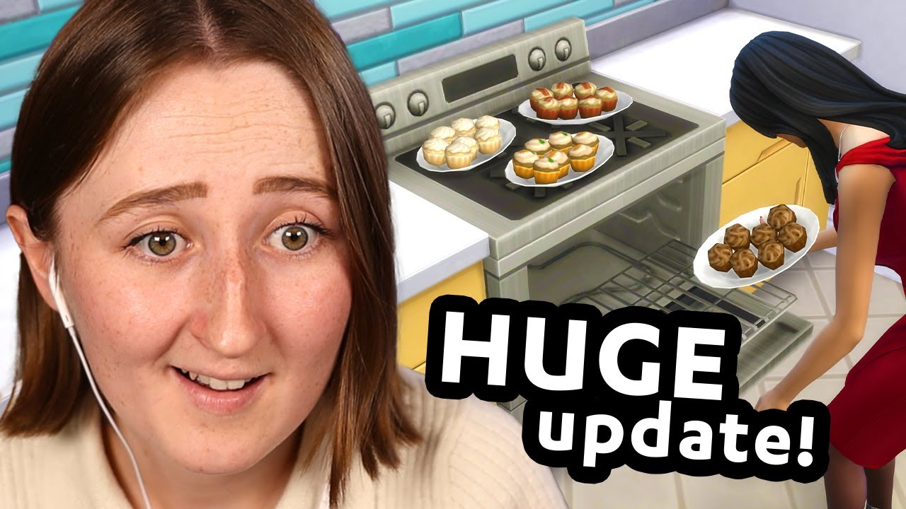 the sims got a HUGE cooking update