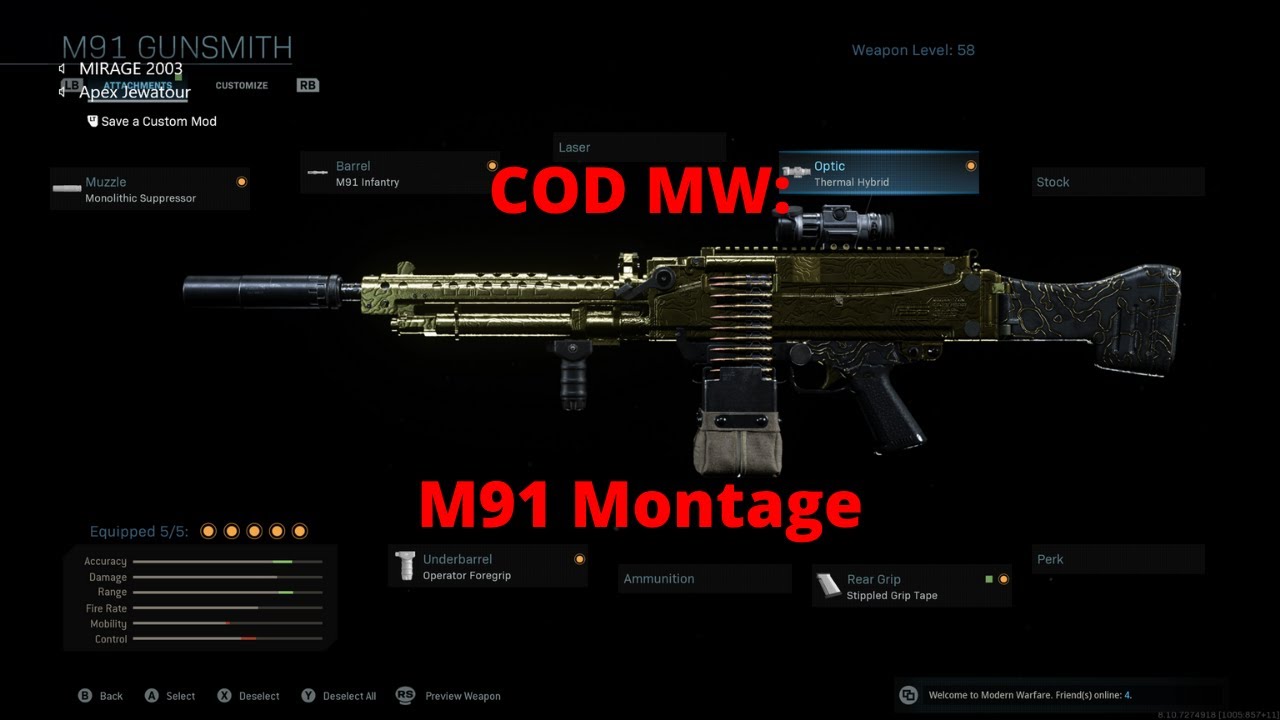 COD MW: Camo Chaser M91 - YouTube