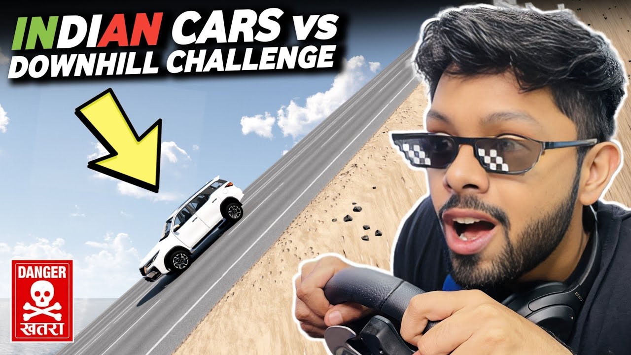 Crashing Indian Cars Extreme Test - BeamNG