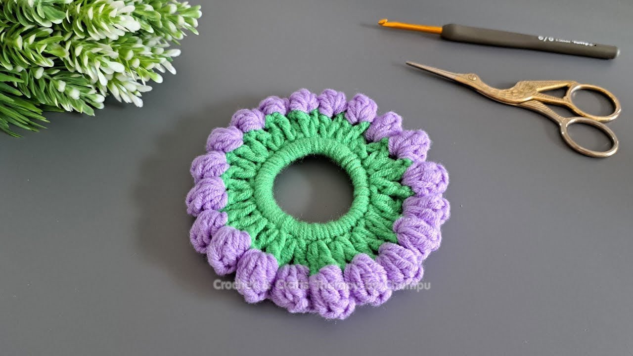 Beautiful! Crochet Hair Scrunchies | Crochet Hair Ties 💖
