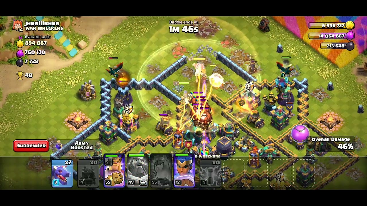 Clash Of Clans events Attack supper loot 