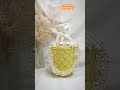 How to make crochet bag on a round plate//#shorts //2023