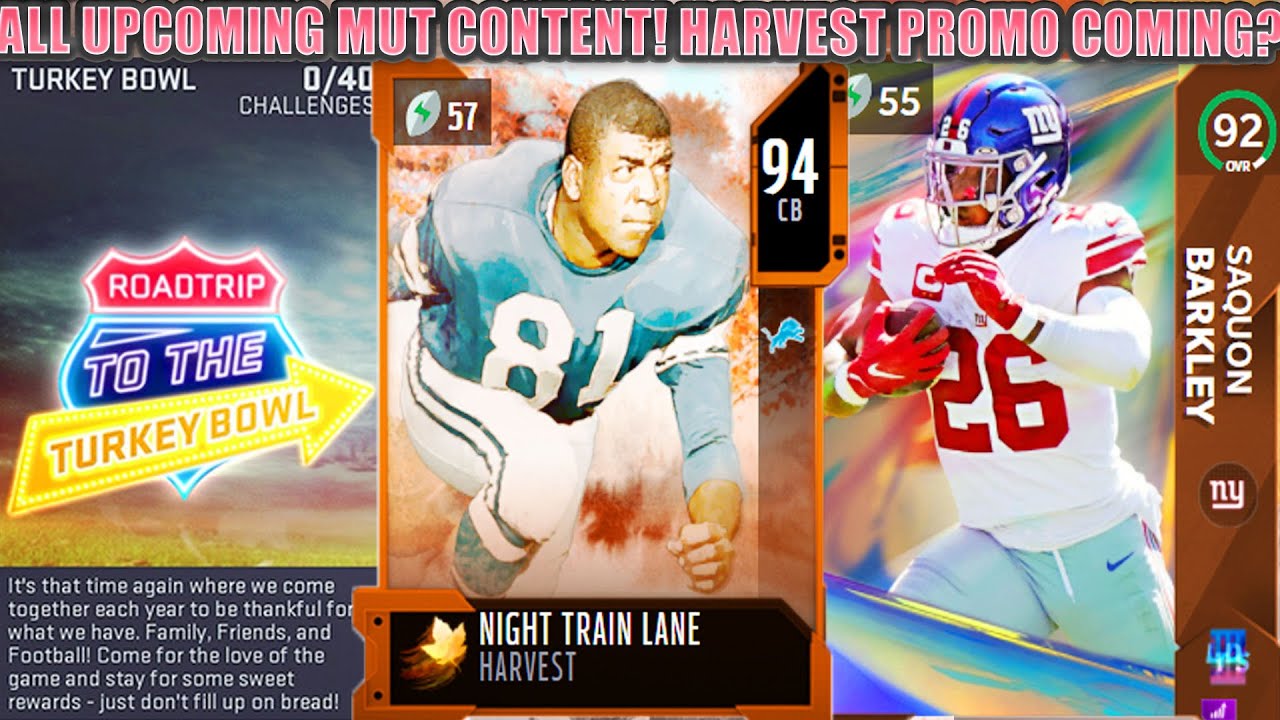 ALL UPCOMING MUT CONTENT PREVIEW! THANKSGIVING PROMO COMING? LTD'S, PU, TOTW,  AND MORE! | MADDEN 21