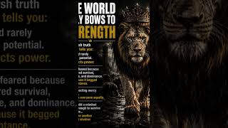 D Jungle Has No Mercy #LionMentality #StrengthWins #KingMindset #BuiltToSurvive #DisciplineAndPower