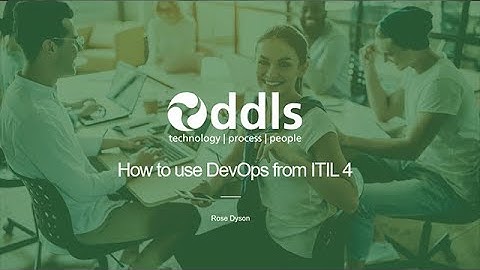 How to use DevOps from ITIL 4
