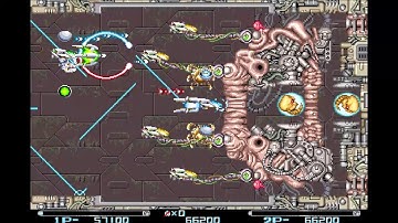 R-Type 2 Multiplayer Infinite Stage 6 Highscore 518.200