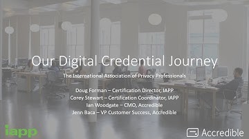 Our Digital Credential Journey - The IAPP