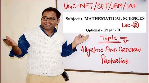 ELEMENTARY set theory real number system as a complete ordered field LEC 3