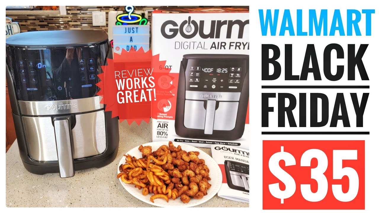 Gourmia 7Qt Digital Airfryer unboxing just for 35 dollars lBefore first Use