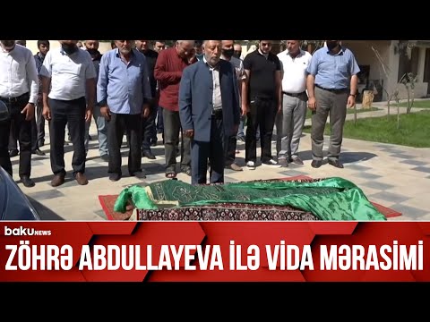 Zöhrə Abdullayeva İlə Vida Mərasimi - CANLI BAĞLANTI