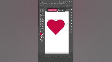 How to Create a Heart Easy 2 | Adobe Illustrator Tips #illustrator #graphicdesign #logodesign