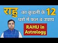 राहु का जन्म कुंडली में फल (RAHU in Astrology) राहु के उपाय RAHU remedies