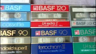 Аудиокассеты BASF 1977-1993 #audiocassette​ #BASF