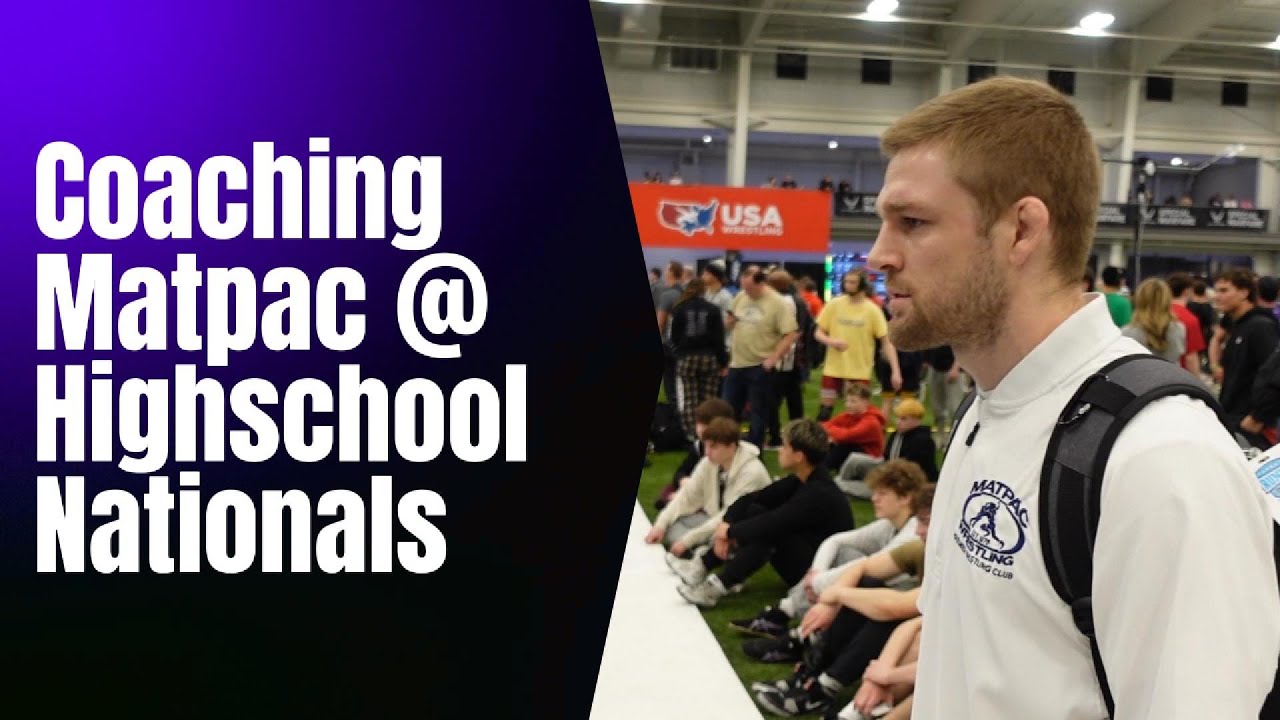 Matpac All Access: Coaching Matpac Wrestling at High School Nationals! - YouTube