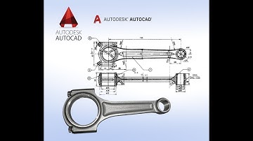 Autocad Connecting Rod | #Autocad | Prakash Bhakat