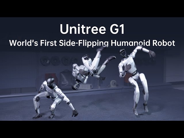 World's First Side-Flipping Humanoid Robot: Unitree G1 - YouTube
