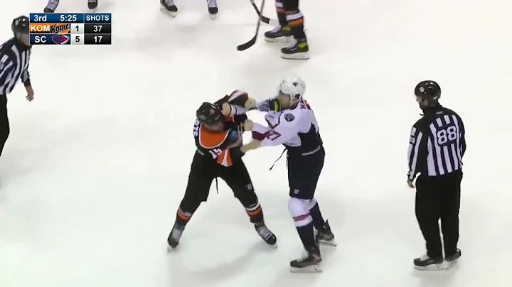 ECHL: Nolan LaPorte and Tim Harrison Fight | Komet...