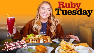 Trying 30 Of The Most Popular Menu Items At Ruby Tuesday | Delish screenshot 1