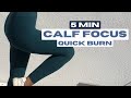 quick calf workout - 5 MIN (no music just beeps)