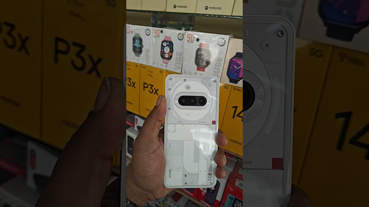 Распаковка и первый взгляд на Nothing Phone 3a, 