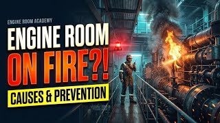 🔥🚢 A tiny fuel leak can become a serious engine-room fire hazard!