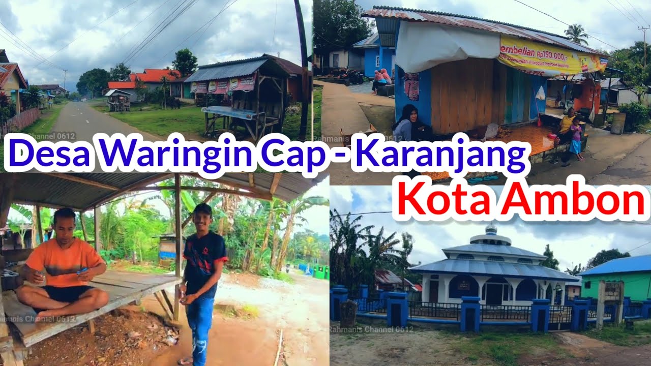 Pesona Keindahan di Dusun Waringin Cap dan keranjang Desa Wayame Kota Ambon- Maluku