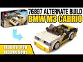 BMW M3 Cabrio Alternate Build LEGO 76897 Audi Quattro S1 Speed Champions Set Building Tutorial