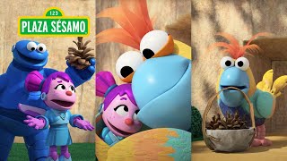 Plaza Sésamo: Los Meka Builders y el misterio del pájaro de la cueva 🐦🔍