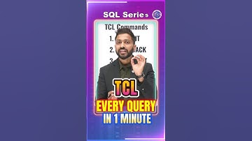 How Billion Transactions are Executed Smoothly | TCL Explained #sql #SQLCommands #shorts